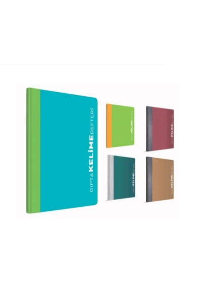 Gıpta A5 Kelime Defteri Iplik Dikişli Pp Kapak 56 Yaprak (4 Lü Paket) 2190 ürün görseli 1