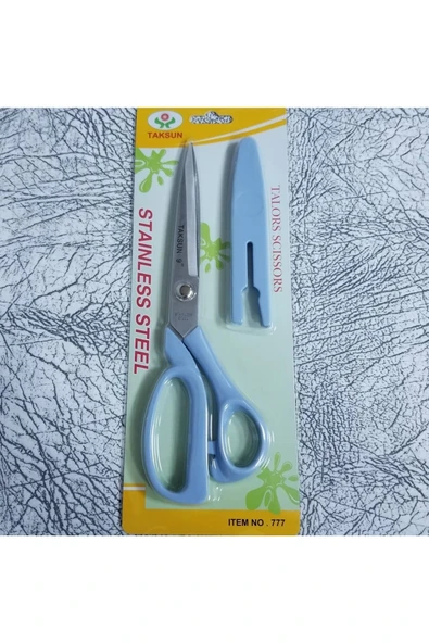 Golden Taksun Profesyonel Terzi Makası 23cm Muhtelif Pastel Renkler Koruma Kılıflı - Resim 4