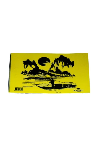 Gürpaş Sipralli Resim Defteri Plastik Kapak 35x50 25yp ürün görseli 1