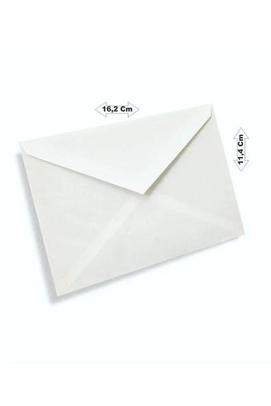 ASİL DOĞAN Zarf 100'lü 114x162 Ebat Mektup Zarfı Para Zarfı Davetiye Zarfı ürün görseli 1