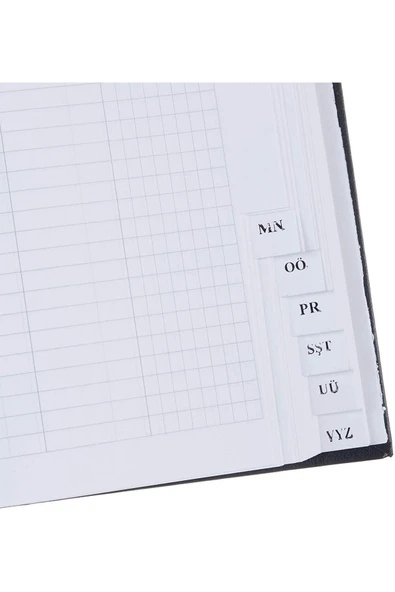 Kampus Kırtasiyem 17*24 Cilt Bezli 24'lü Fihrist - Resim 4