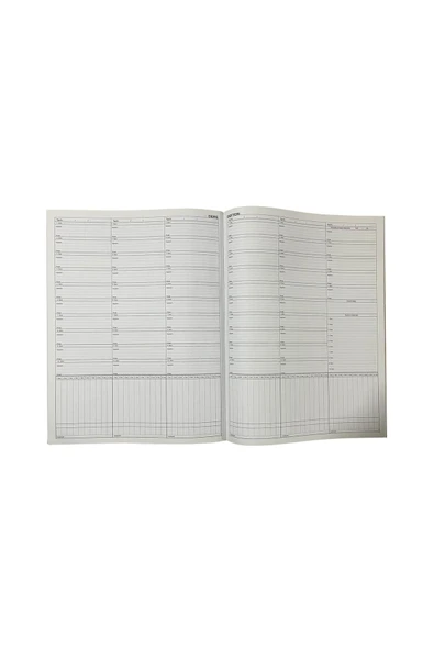 Kampus Kırtasiyem Gülpaş Ders Defteri ( 10 Ders ) YOKLAMALI - Resim 2