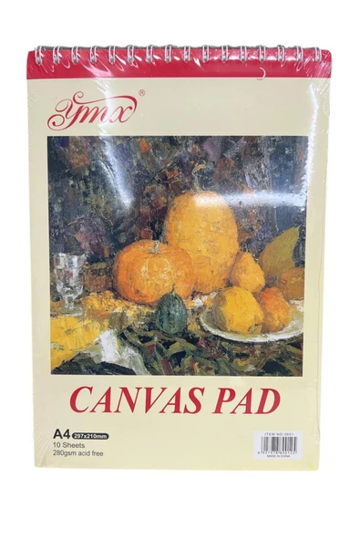 SENİNDÜŞLERİN A4 Canvas Pad Canvas Defter 280gr 10yaprak Akrilik Guaj Yağlı Boyada Kullanılır ürün görseli