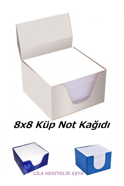 Kampus Kırtasiyem 1 Adet X 500 Yaprak Küp Not Kağıdı 8x8 Cm / Not Kağıdı / Küp Blok Not / 1x500 Yaprak Not Kağıdı ürün görseli