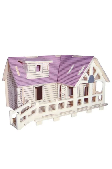 Kampus Kırtasiyem Ahşap Maket Villa 3d Maket ürün görseli 1
