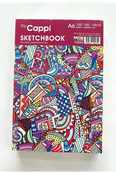 Kampus Kırtasiyem A6 Sketch Book Eskiz Defteri 100 Gr 100 Yaprak Üstten Tutkallı Koparılabilir. - Resim 4