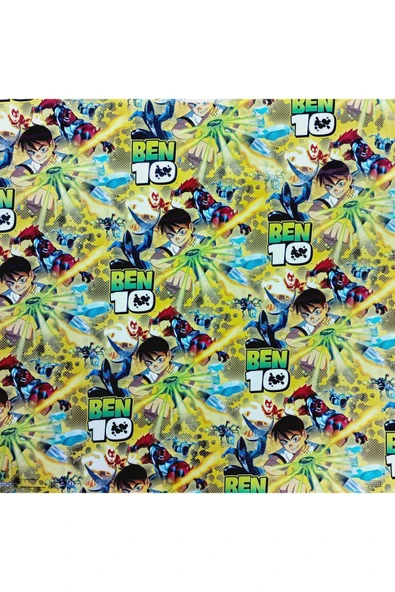 KESKİN COLOR BEN10 3'LÜ RULO DEFTER KABI 50x70 cm (1 adet) - Resim 2