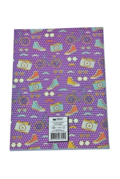 UMUT DEFTER A5 Karton Kapak 60 Yp.kareli Defter - Resim 2