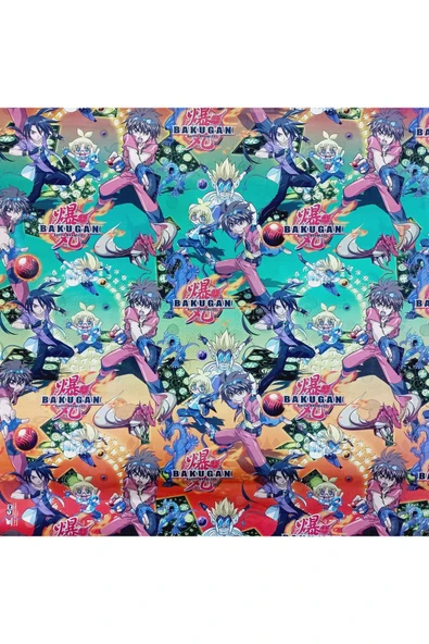 KESKİN COLOR BAKUGAN 3'LÜ RULO DEFTER KABI 50cm x 70 cm (1 adet) - Resim 4