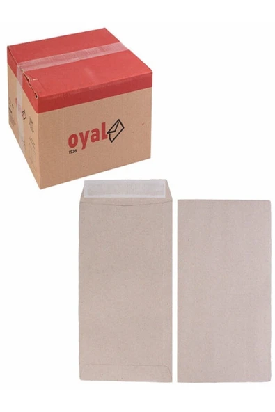 Kampus Kırtasiyem Oyal Zarf Torba 17X25 Kraft Silikonlu 50'li ürün görseli 1