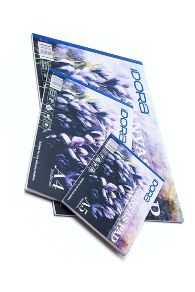 idora art Canvas Pad 280 Gr A4 21*30 Cm %100 Cotton Yağlı Ve Akrilik Boya 10 Sayfa - Resim 2