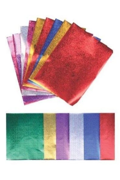 KESKİN COLOR Keskin Elişi Kağıdı Yıldızlı Hologram 10 Lu ürün görseli 1