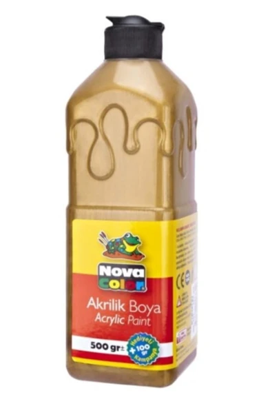 Nova Color Akrilik Boya Altın 500 Gr ürün görseli 1