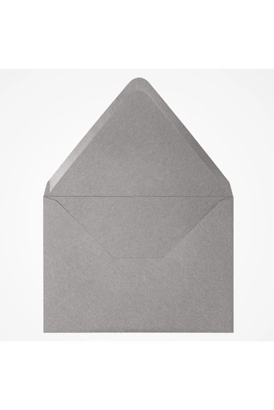 Kampus Kırtasiyem 50 Adet Gri Davetiye Zarfı, Kaliteli Mektup Zarf 13x18 Cm (110GR) - Resim 3