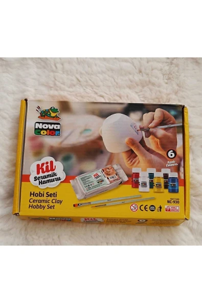 Nova Color Kil Seramik Hamuru Hobi Set - Resim 3