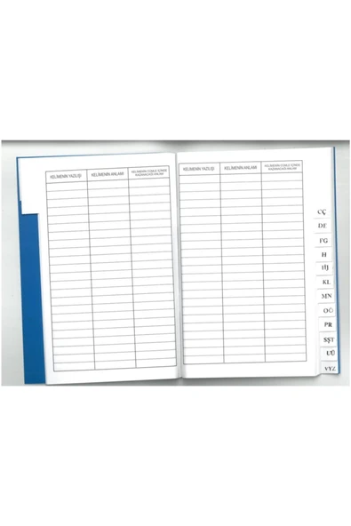 Lizy collection Türkçe Kelime Defteri 154 14*20 - Resim 3