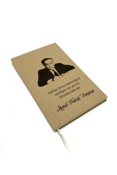 Kampüs Kırtasiyem Sert Kapak Ahmet Hamdi Tanpınar Not Defteri Planlayıcı Ajanda 13x21 Cm - Resim 2