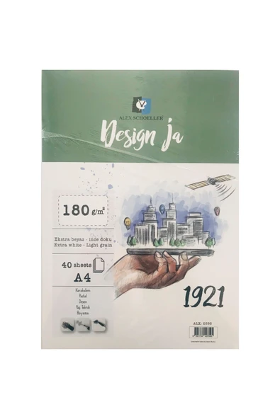 Pebeo Alex Schoeller A4 Design Ja 40 Sayfa Eskiz Defteri ürün görseli 1