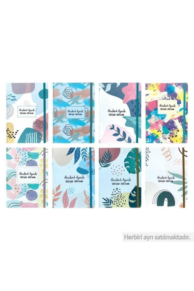 Lizy collection Liz 17*24 Kuşe Kapak Akademik Ajanda - Resim 3