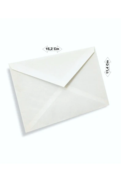 Zarfsan 500 Adet Fotokopi Ile Baskıya Uygun 70 Gram 11,4*16,2 Cm Mektup Zarfı Beyaz ürün görseli 1