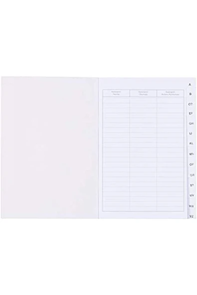 Lizy collection Kelime Fihristi A5 Boy Çizgili - Resim 2