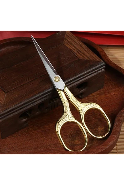 Choice Paslanmaz Çelik Makas Kumaş İplik Dikiş Makası Renkli El Sanatları Ev Nakışı Dikiş... - Resim 6