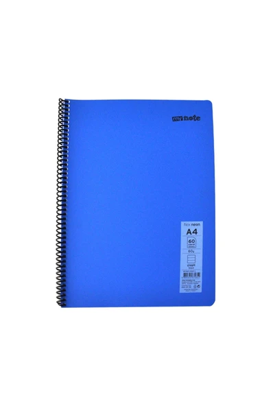 Umur Kırtasiye Mynote Flex Neon Defter A4 60 Yp Çizgili - Mavi ürün görseli 1