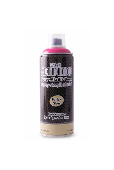 Artdeco lisans kırtasiye Akrilik Sprey Boya 400 ml Fuşya Y-400-325 ürün görseli 1