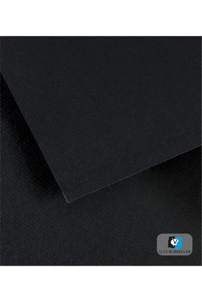 Faber Castell Alex schoeller  Fon Kartonu/Kağıdı A4 No:63 Siyah 100 Lü 160gr 6 lı faber metalik markör seti - Resim 2