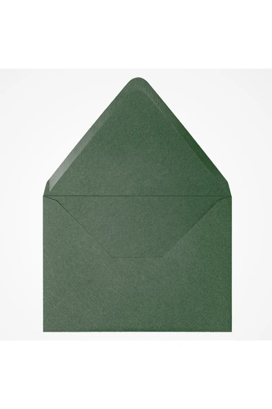 Kampus Kırtasiyem 50 Adet Yeşil Davetiye Zarfı, Kaliteli Mektup Zarf 13x18 Cm (110GR) - Resim 3