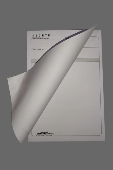 Gülpaş Kırtasiye 100 Yaprak Reçete (10 Adet) - Resim 4