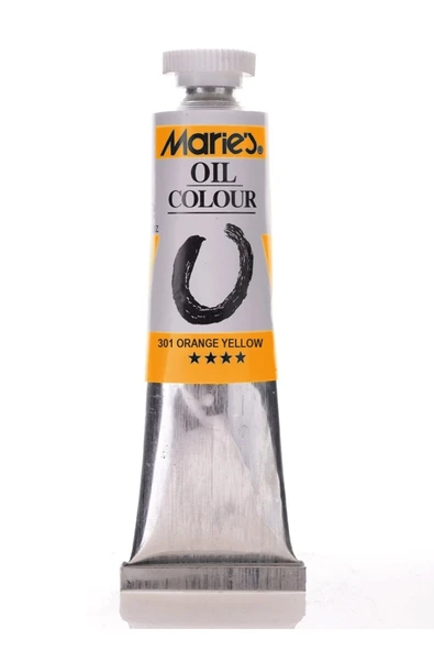Marie's art Oil Colour Yağlı Boya 170ml 301 Orange Yellow ürün görseli 1