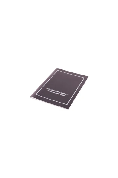 Gülpaş Kırtasiye Müdürler Kurulu Karar Defteri Plastik Kapak ürün görseli 1