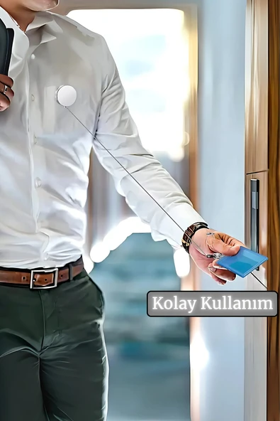 Kampüs Kırtasiyem Full Metal Premium Çelik Kasa Yoyo Yaka Kartlık - Resim 3