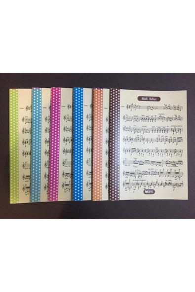 UMUT DEFTER Müzik Defteri 40 Yaprak A-4 1 Adet Karton Kapak ürün görseli 1