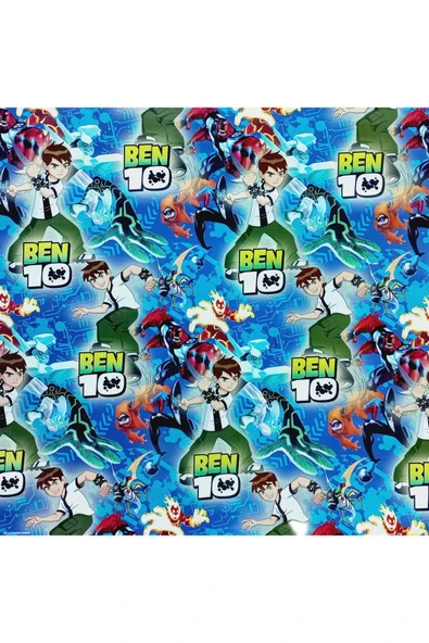 KESKİN COLOR BEN10 3'LÜ RULO DEFTER KABI 50x70 cm (1 adet) - Resim 3