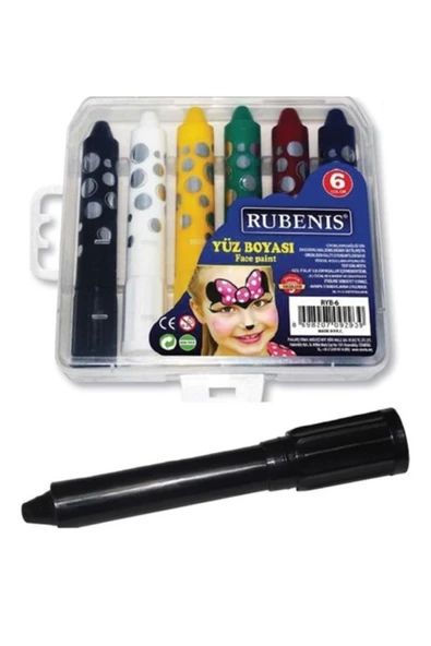 Rubenis Ryb-6 Çevirmeli Yüz Boyası 6 Renk ürün görseli 1