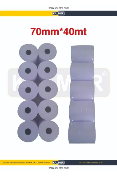 KALMER Sbec - Rehoo 70 Mm *40 Mt Rulo Printer Kağıdı ürün görseli