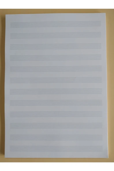 DEFTERSAN Müzik Nota Kağıdı Eskitme 80 Gram 50 Yaprak ürün görseli 1
