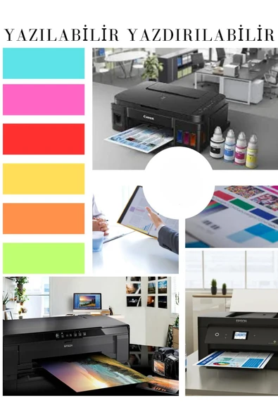 Umur Kırtasiye A4 Sertifika Kağıdı Kalın Kartuşlu Mürekkepli Tüm Yazıcılara Uygun 50 Adet 200 Gr - Resim 3