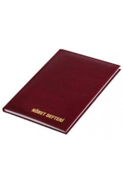 Gülpaş Kırtasiye Öğretmen Nöbet Defteri Ciltli Suni Deri Ip Dikişli 100 Yaprak ürün görseli 1