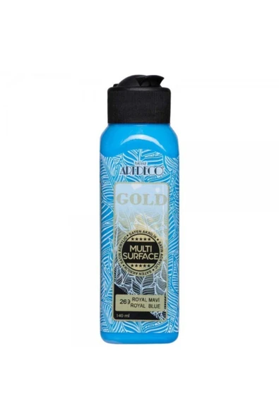 Artdeco lisans kırtasiye Gold : Multi-surface Akrilik Boya : 140 Ml : Royal Mavi 269 ürün görseli 1