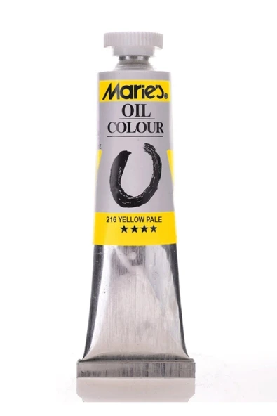 Marie's art Yağlı Boya 50ml Orta Boy 216 Yellow Pale ürün görseli 1