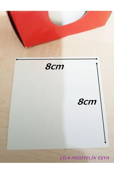 Kampus Kırtasiyem 1 Adet X 500 Yaprak Küp Not Kağıdı 8x8 Cm / Not Kağıdı / Küp Blok Not / 1x500 Yaprak Not Kağıdı - Resim 2