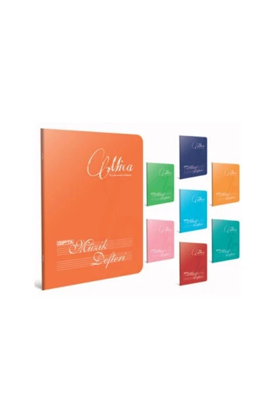 Gıpta Mica A4 Tel Dikişli Pp Kapak Müzik Defteri 40 Yaprak 6 Adet Karma Renk ürün görseli 1