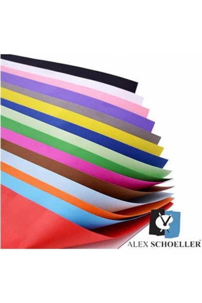 Alex Schoeller Fon Kartonu 50x70 Karışık 10 Renk ürün görseli