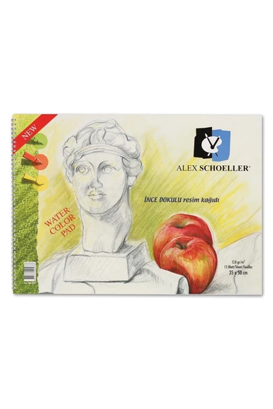 Alex Schoeller RESİM DEFTERİ 35X50 120 GR 15 YAPRAK ALX-833 /ALEX ürün görseli 1