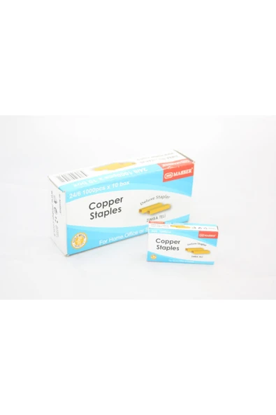 Mabber Kırtasiye Maber 24/6 Zımba Teli Süper Copper ürün görseli 1