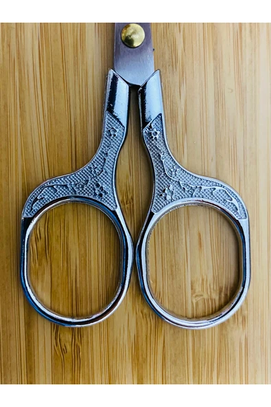 Öztürk Antik Şekilli Makas. Evde, Ofiste, Dikiş, Nakış, Söz, Nişan, Düğün ve Davetiyelerde. 12.5cm. - Resim 4