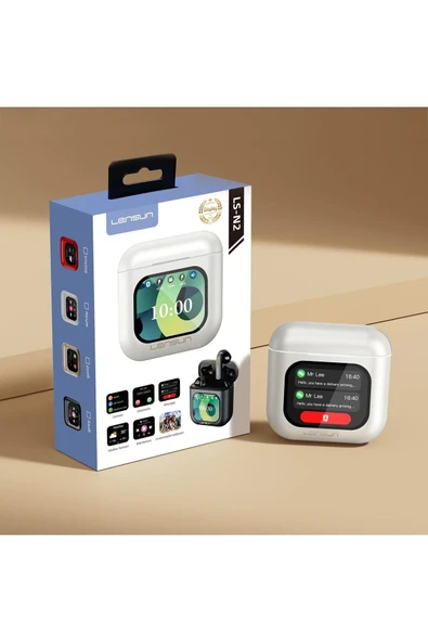 LENSUN Ekranlı Kulaklık Amoled Ekran Arama Özelliği Aktiftir - Resim 2